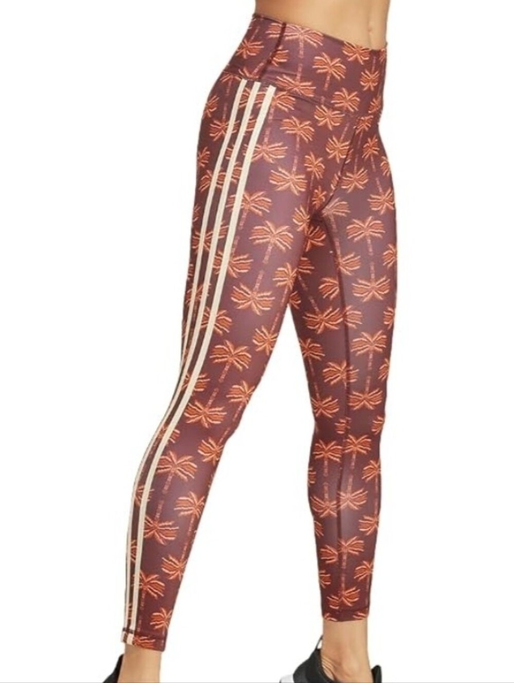 Farm Rio x Adidas Women’s Palm Print High-Waist Leggings Sz M